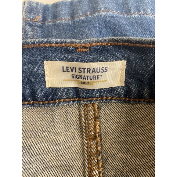 Levi Strauss Signature Denim Maxi Skirt Women’s 6 W28 Mid Rise Comfort Stretch - Picture 8 of 12